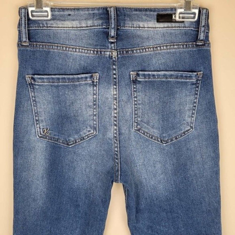 KUT From The Kloth Naomi Ankle Girlfriend Straight Leg Jeans Blue Size 00 - Picture 7 of 13